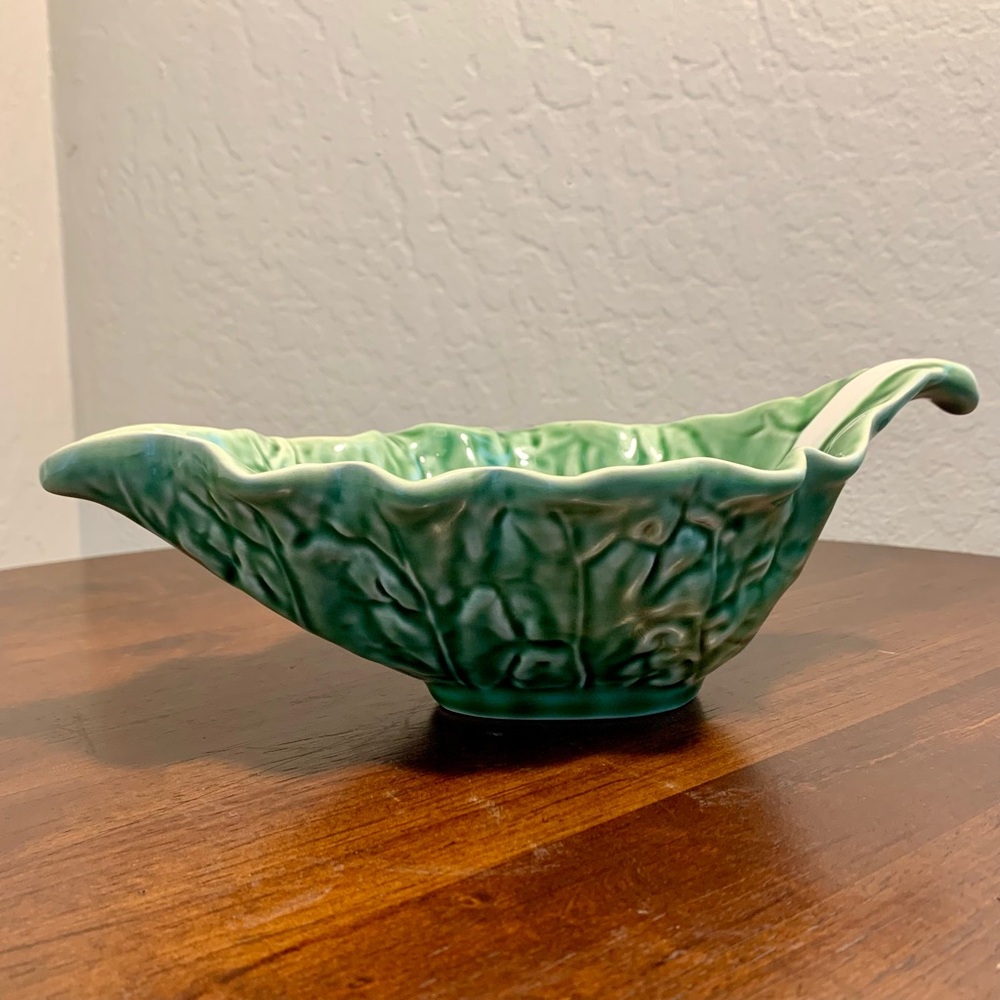 Bordallo Pinheiro Green Cabbage Sauceboat